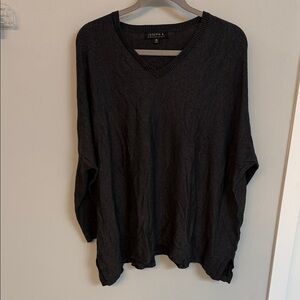Joseph A Black V-Neck Sweater